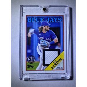 2023 Series 1 1988 Topps Baseball Relic #88R-BBI Bo Bichette - Toronto Blue Jays